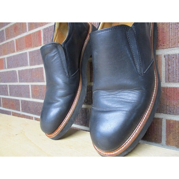 Samuel Hubbard Loafers Mens 8 M Black Leather Frequent Traveler Slip On Casual - Picture 7 of 16
